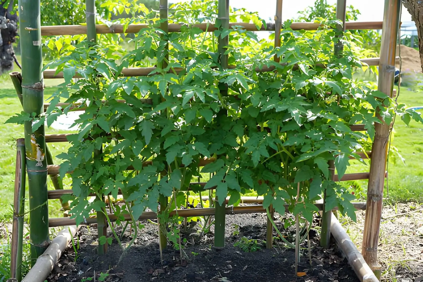 a basic and cheap trellis to make